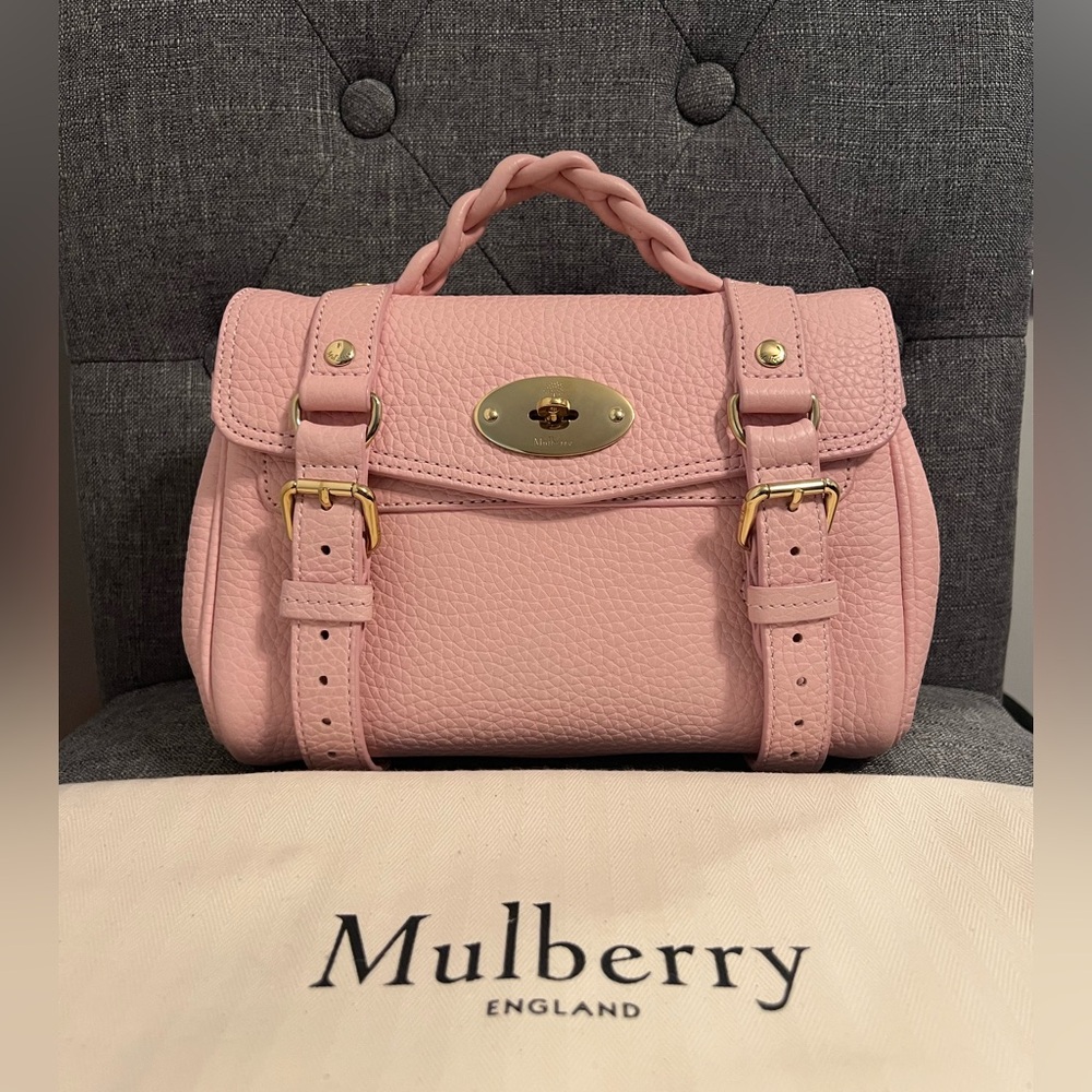 Mulberry Mini Alexa in Powder Pink